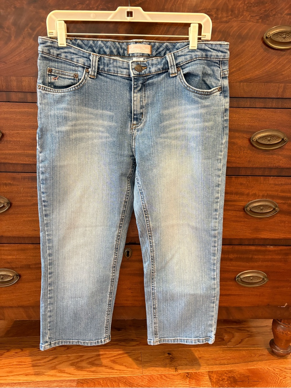 Aeropostale vintage y2k low rise blue crop jeans size 11/12